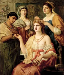 O toucador de uma dama romana, 1869